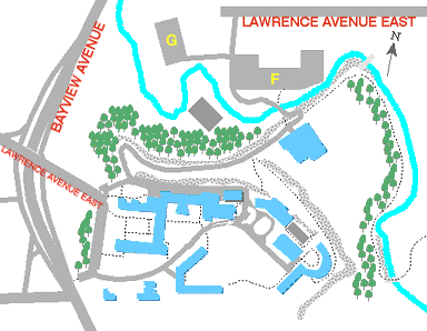 York University Glendon Campus Map