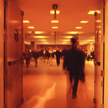 Inside the halls of York Universirty, Vari Hall