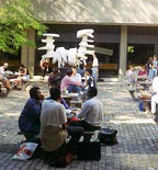 York University at Keele & Finch, Outside Courtyard